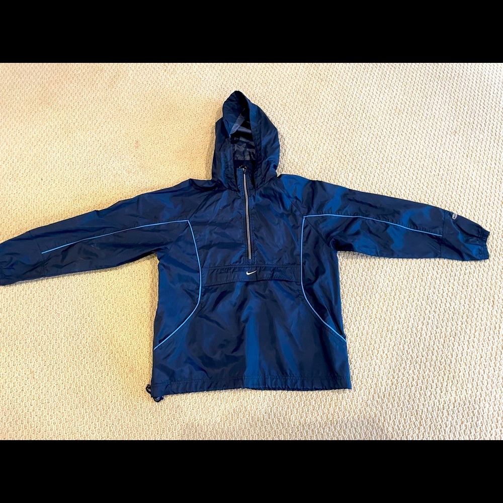 Vintage Nike Center Swoosh Quarter Zip 
Blue 
Size Small